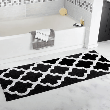 tapis de bain classique noir