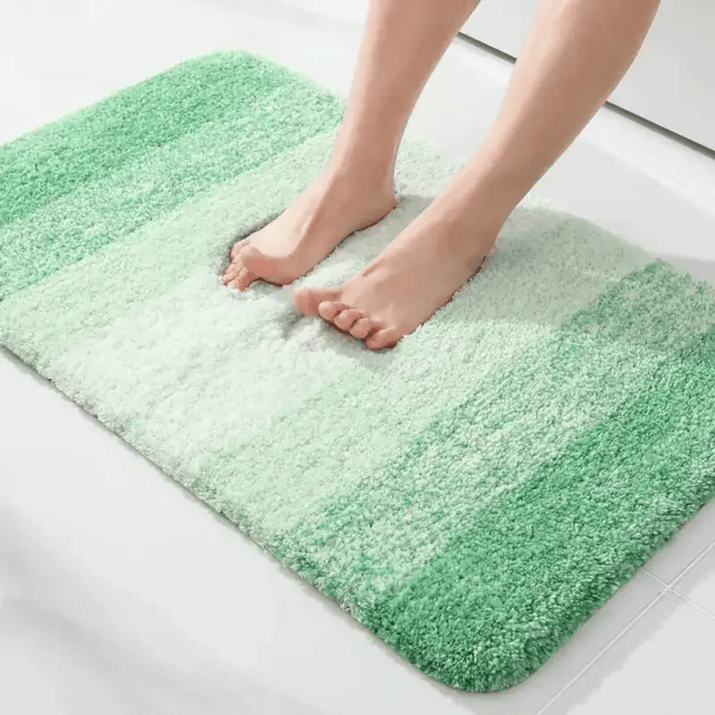 Tapis de bain degrade vert