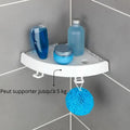 Étagère de douche sans perçage avec système de pression résistance 5kg