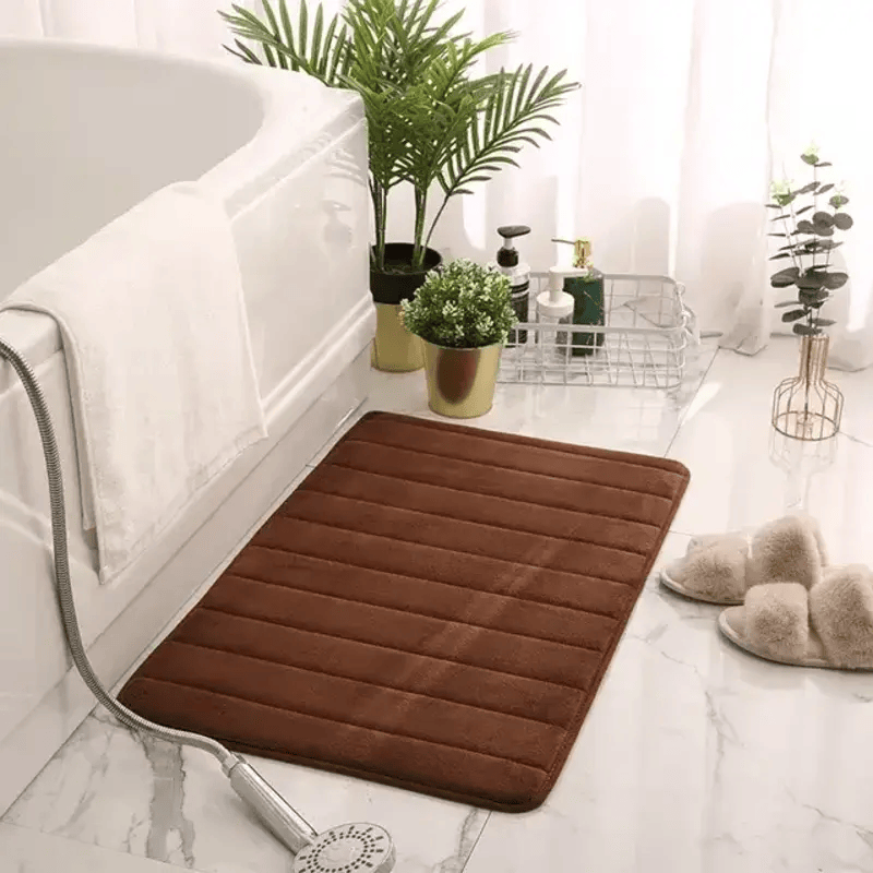 tapis absorbant marron