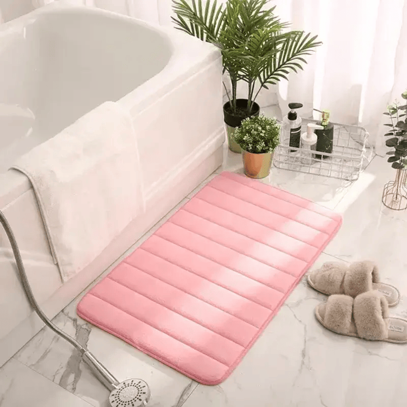 tapis absorbant rose
