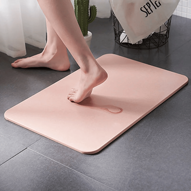 tapis diatomite bleu