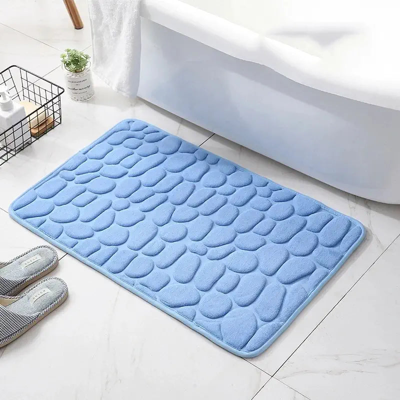 tapis salle de bain blanc